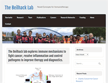 Tablet Screenshot of beilhack.org
